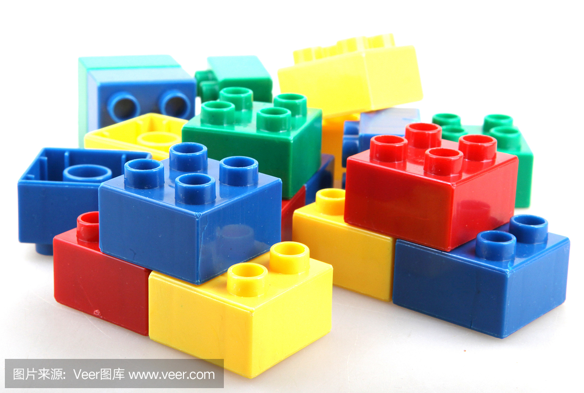 彩色塑料玩具積木